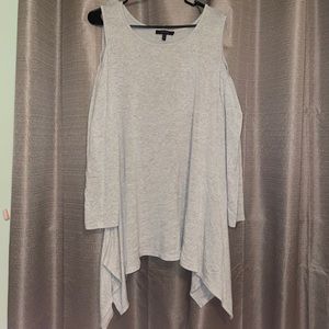 Cold Shoulder Tunic Top, 1X